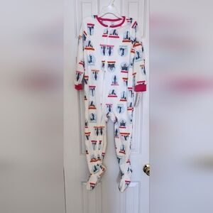 NWT Carter's Girls Footed PJs Size 4/4A